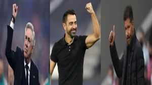 Ancelotti, Xavi, Simeone… la gran batalla de los banquillos en el fútbol español