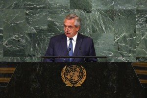 Alberto Fernández fue a la ONU a quejarse de las sanciones a Díaz-Canel y Maduro (Video)
