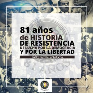Acción Democrática conmemora este #13Sep junto a sus líderes políticos su 81 aniversario