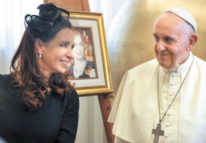 El papa Francisco se solidarizó con Cristina Kirchner y abogó por la “armonía social” en Argentina