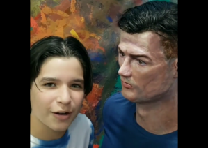 El “Da Vinci venezolano”: el niño escultor que creó una obra de Cristiano Ronaldo y se viralizó en redes (VIDEO)