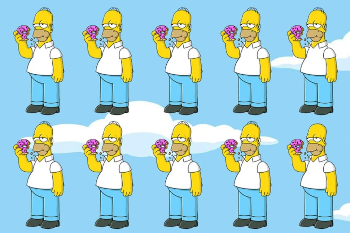 Reto visual para fans de Los Simpson: ¿Puedes encontrar al Homero diferente en solo 20 segundos?