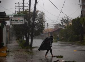 EN IMÁGENES: los destrozos ocasionados tras el paso del huracán Ian en Cuba