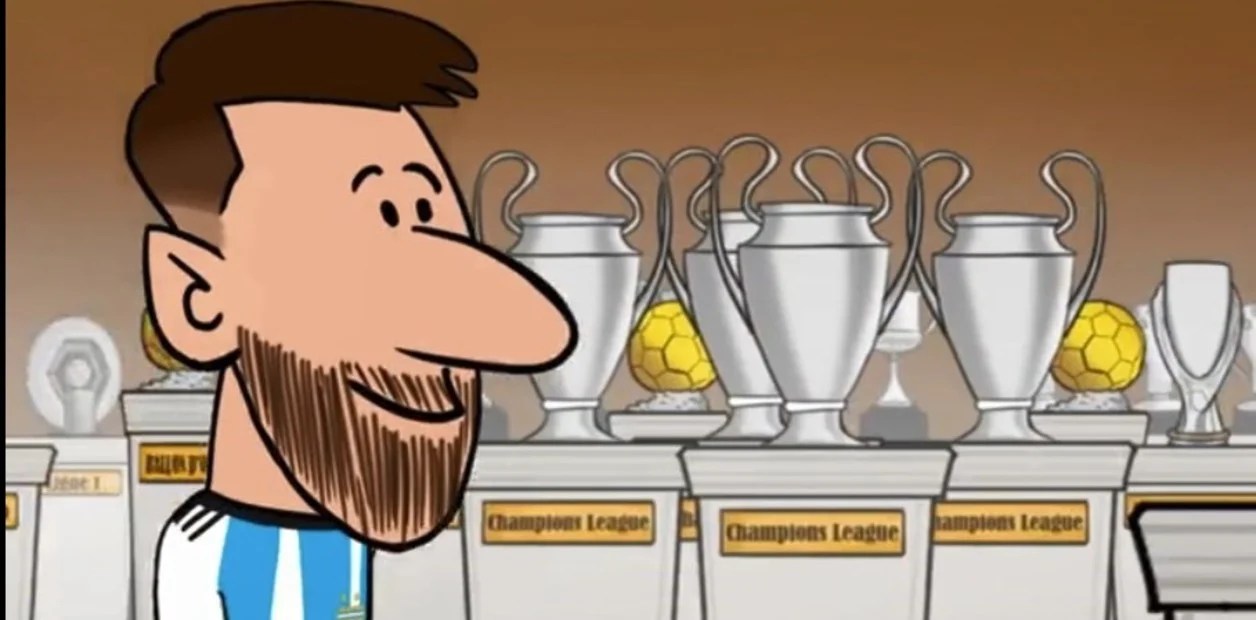 La divertida animación que pronostica a Messi como campeón del mundo en  Qatar 