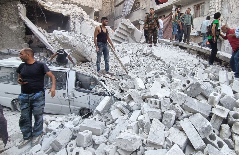 Desplome sin previo aviso de un edificio residencial desató la tragedia en Siria