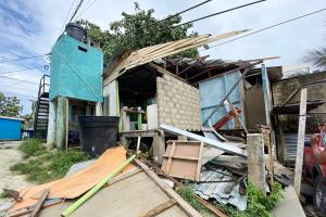 El norte de Colombia sufre los peores daños tras el paso del huracán Julia