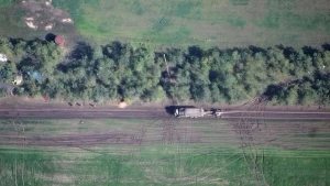 Cómo lograron los ucranianos destruir artillería rusa en Jersón apuntando con un drone