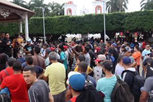 Venezolanos pidieron asilo en la frontera sur de México para evitar deportación
