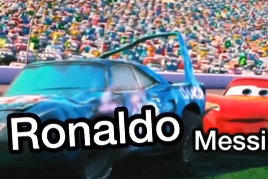 Messi, Cristiano Ronaldo y la película Cars: el VIDEO que sacude las redes y te pondrá los pelos de punta (AWWW)