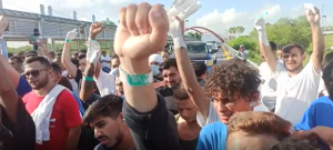 “Por favor se los pedimos”: Migrantes venezolanos claman a las autoridades de EEUU poder pasar (VIDEO)