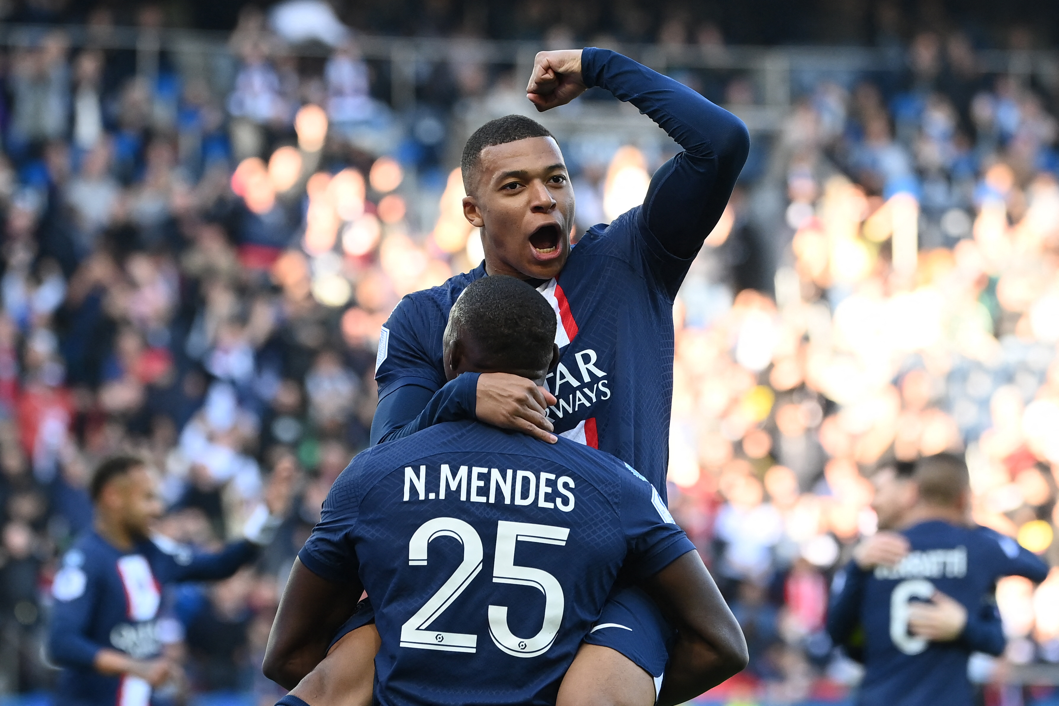 EN FOTOS: PSG goleó al Auxerre en su último partido antes del Mundial