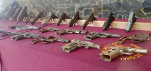 Incautan armas de una banda vinculada con la minería ilegal en Bolívar