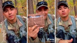 Soldado colombiano se hizo viral al mostrar lo que come en el Ejército de EEUU (VIDEO)