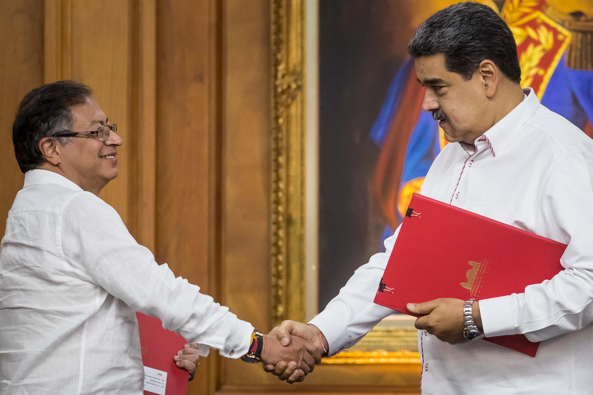 Economía, migración y el papel de Venezuela en Latinoamérica marcaron el encuentro entre Maduro y Petro