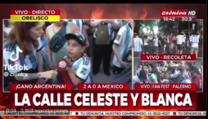 “Argentina me abrió las puertas, me siento argentino”: niño venezolano que celebró la victoria de la Albiceleste (VIDEO)
