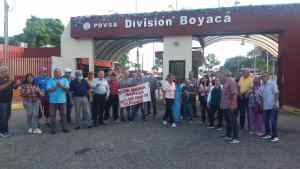 Jubilados de Pdvsa protestan en Barinas: no quieren petros y exigen pago en bolívares
