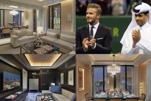 Beckham obligado a huir de su hotel tras ser localizado: así era la suite de más de 20 mil dólares por noche (Fotos)