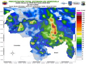 Se esperan lluvias y lloviznas sobre Venezuela por el paso de la onda tropical 49, según Inameh