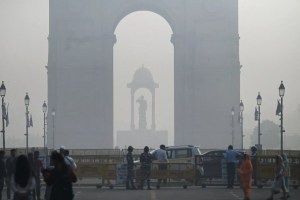 Las impactantes FOTOS de la nube tóxica que cubrió Nueva Delhi este #3Nov