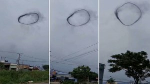 Inquietante anillo de humo negro apareció en el cielo de Vietnam (VIDEO)