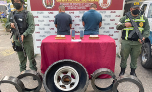 Intentaron trasladar cocaína desde Colombia a Barinas en los cauchos de su camioneta (Fotos)