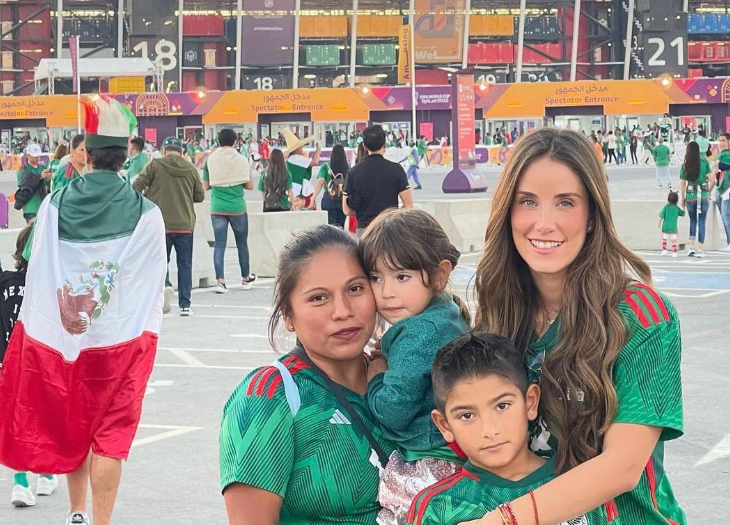 Critican a Andrés Guardado por llevar a la nana de sus hijos a Qatar, pero ella se siente famosa