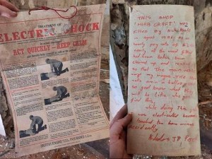 VIRAL: Albañil hace obra en su tienda y halla una nota de hace 40 años del anterior constructor