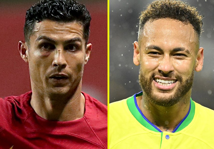 Cristiano Ronaldo y Neymar “calientan motores” para debutar en Qatar 2022