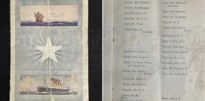 Venden una lista inédita del Titanic con los nombres de los pasajeros más ricos