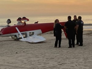 Tragedia en California: Avión se estrelló en una playa y acabó con la vida de un exalcalde (VIDEO)