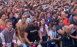 Y en Caracas… también celebraron el título argentino (VIDEO)