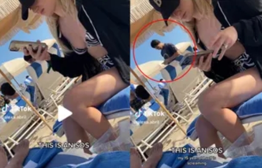 “Mi yo adolescente está gritando”: Descansaba en playa de Miami y agarró in fraganti a una celebridad (VIDEO)