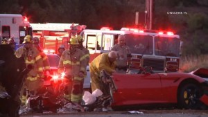 Accidente mortal en California: Un Ferrari quedó partido por la mitad tras impactante choque