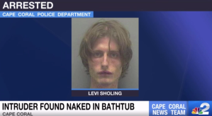 Invadió una casa en Florida y la policía lo encontró desnudo en una bochornosa situación
