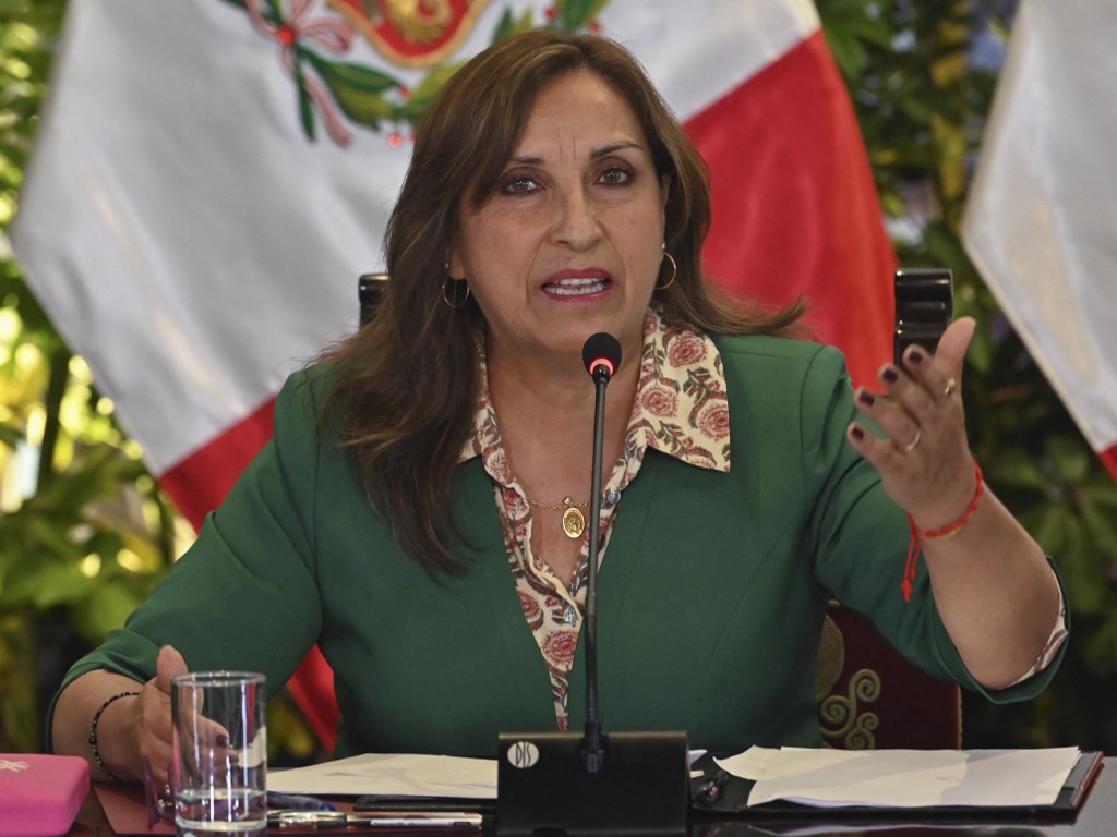 Boluarte reiteró que adelanto de elecciones en Perú está en manos del Congreso