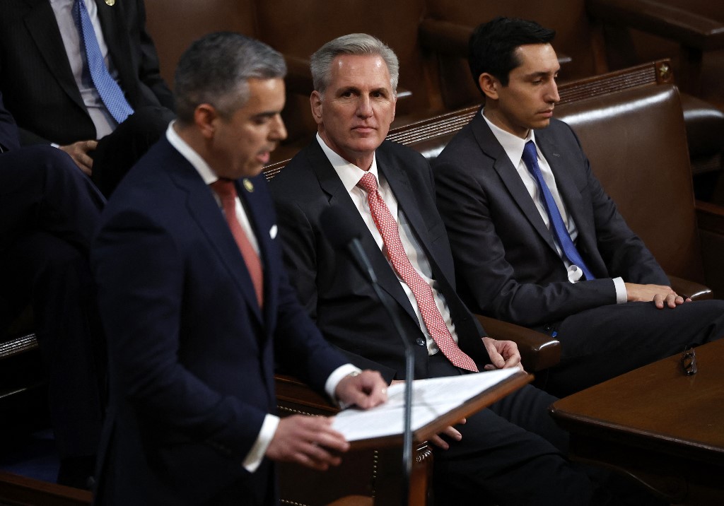 La Cámara Baja de EEUU sigue sin presidente tras noveno intento de McCarthy