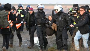 La policía alemana desmiente que el desalojo de Greta Thunberg fuera un montaje