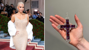 Kim Kardashian compra la cruz de Attallah, una de las reliquias de la princesa Diana de Gales