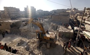 Derrumbe de edificio en Siria dejó saldo de 18 personas muertas, entre ellas nueve niños