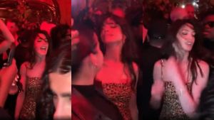 VIDEO: Anne Hathaway hipnotizó y fascinó a TODOS con sus pasos de baile en fiesta privada