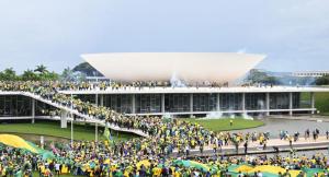EN VIDEOS: El momento en que seguidores de Bolsonaro irrumpen en el Congreso de Brasil este #8Ene
