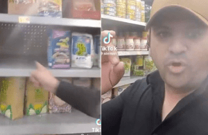 Venezolano “amotinado” se hizo viral… porque reclamó que en Walmart no hay Harina Pan (VIDEO)