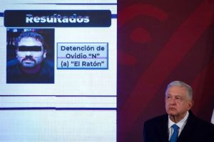 López Obrador presentó primera FOTO oficial de Ovidio Guzmán tras su detención