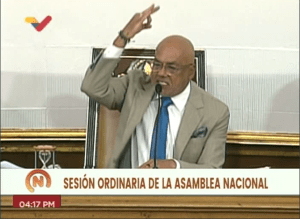 Jorge Rodríguez se pone rojo de la ira porque EEUU sostiene las sanciones (VIDEO)