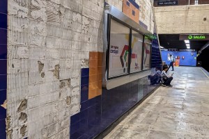 ¿Y los trabajos de recuperación del Metro de Caracas? Paralizados… como la “revolución”