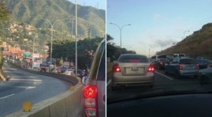 Reportan fuerte tranca en la carretera Panamericana sentido Caracas este #16Ene