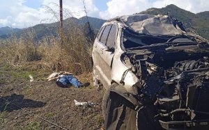 Murió tras impactar su vehículo contra una valla en la Autopista Regional del Centro