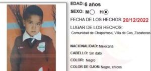 Conmoción en México: Niño de seis años permanece desaparecido desde diciembre
