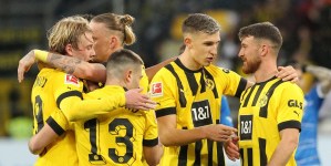 El Borussia Dortmund le ganó al Hoffenheim y es líder provisional de la Bundesliga