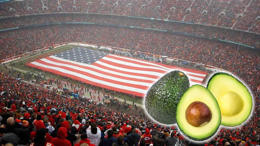 Los aguacates, manjar del Super Bowl y fruta de la discordia en Colombia